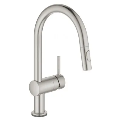 Grohe Miscelatore monocomando elettronico Minta Touch 31358DC2 finitura super steeel