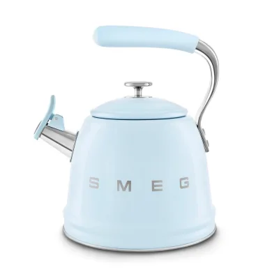 Smeg Bollitore a fischio WKF01PB finitura azzurro - IN PROMOZIONE FINO AL 30/06