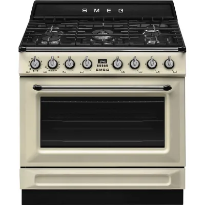 Smeg S Cucina TR90GMP con forno termoventilato e piano cottura gas finitura panna da 90x60 cm - PROMOZIONE ATTIVA FINO AL 19/10