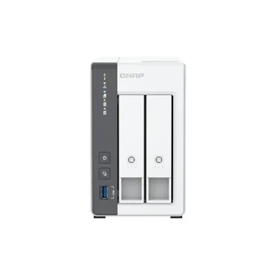 NAS SERVER TOWER QNAP TS-216G TS216G Processore ARM Cortex-A55 Memoria 4 GB 2 alloggiamenti 2,5" 3,5" USB, RJ-45 2,5 GB