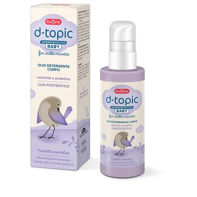 D topic dermobiotico baby olio detergente baby corpo 150 ml