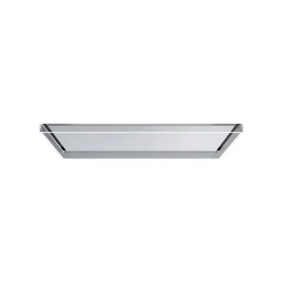 Falmec Cappa a soffitto Alba finitura vetro e acciaio bianco da 120 cm - Senza motore - IN PROMOZIONE CON VOUCHER FINO AL 6/07
