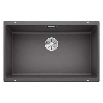 Blanco | Lavello una vasca SUBLINE 700-U 1518969 finitura grigio roccia da 73x46 cm - Sottotop