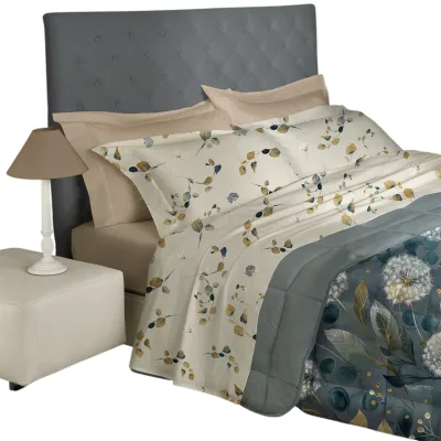 Completo letto matrimoniale Laura Biagiotti 2 piazze maxi 100% cotone – Fantasia floreale