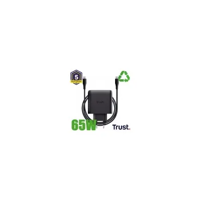 TRUST MAXO 65W USB-C GAN CHARGER BLACK 25523