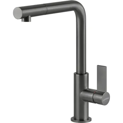 Smeg S Miscelatore monocomando con doccetta MD22DKX finitura nero - IN PROMOZIONE FINO AL 6/07