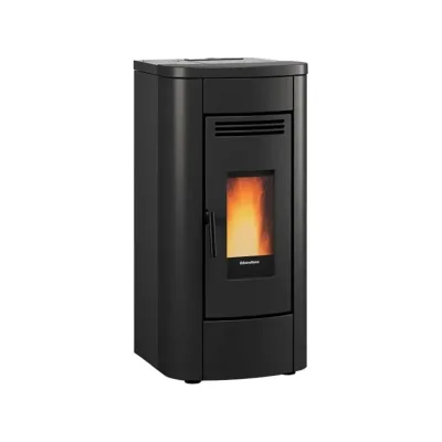 Extraflame Stufa a pellet ermetica ventilata KLAUDIA AD EVO 1297101 finitura nero