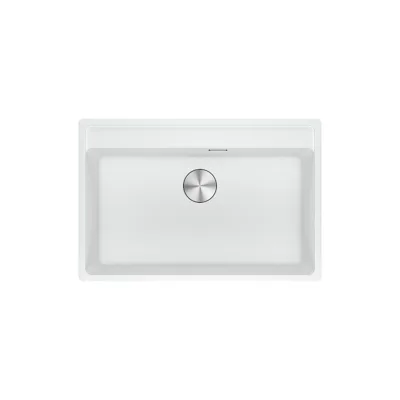 Franke: Lavello una vasca Vasche Sopratop Maris MRG 610-72 TL 114.0661.670 finitura fragranite bianco da 76x51 cm