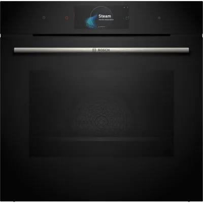 PRONTA CONSEGNA - Bosch Forno a vapore da incasso HSG7584B1 finitura nero da 60 cm - Serie 8