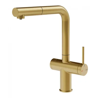 Gessi Miscelatore monocomando Inedito 60572 716 finitura Gold Brushed PVD