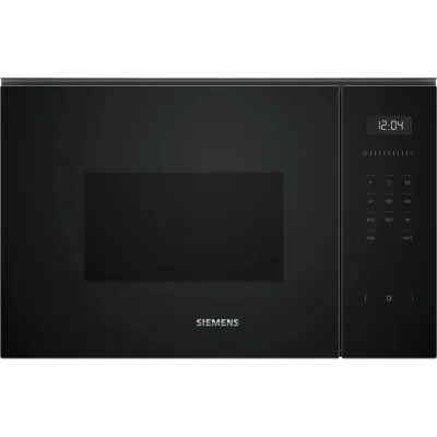 Siemens Forno microonde da incasso BF555LMB1 finitura nero da 60 cm