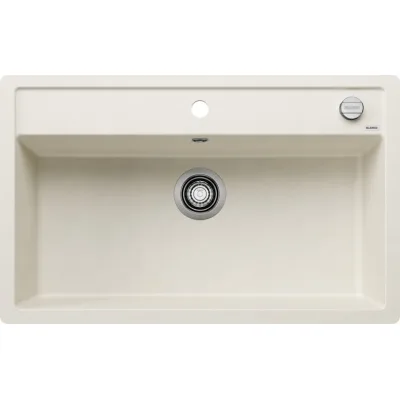 Blanco Lavello una vasca DALAGO 8-F 1527066 finitura soft white da 80.5x50 cm - Filotop