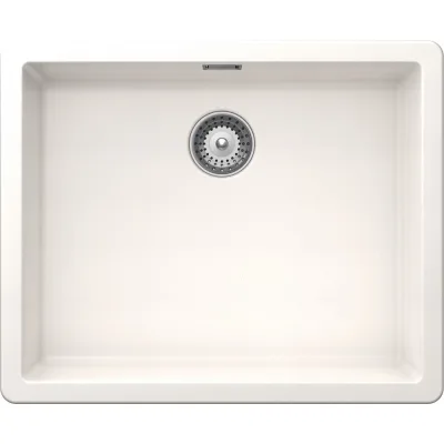 Schock Lavello una vasca GALAXY N100LU GALN100LU99 finitura bianco puro da 53x43 cm