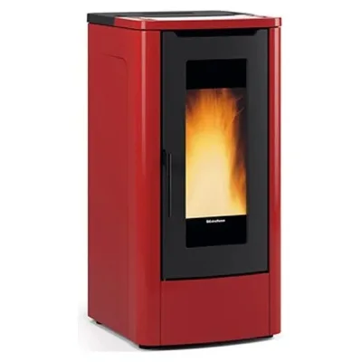 Extraflame Stufa a pellet ventilata TEOREMA AD 1295700 finitura bordeaux