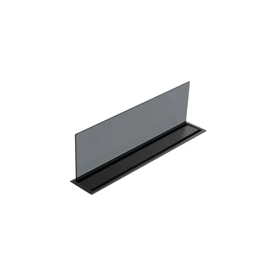 Barazza Cappa downdraft Lab Evolution Downdraft 1CKLE97 finitura acciaio inox nero opaco / vetro grey da 90 cm - IN PROMOZIONE FINO AL 6/07