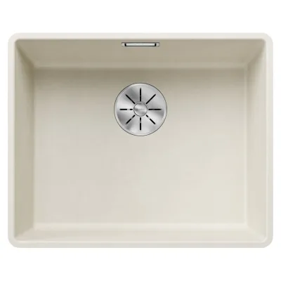 Blanco Lavello una vasca SUBLINE 500-F 1527169 finitura soft white da 52.7x42.7 cm - Filotop