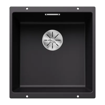 Blanco Lavello a una vasca SUBLINE 400-U Satin Gold 3525990 finitura nero da 43x46 cm - Sottotop