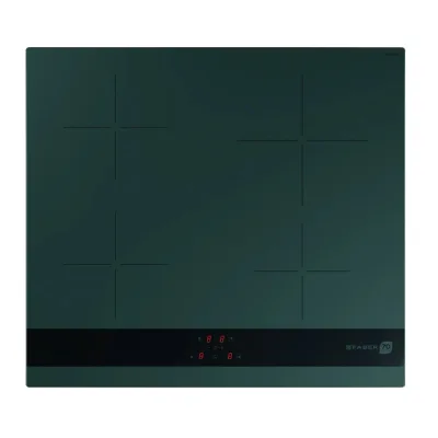 Faber Piano cottura a induzione FBH 64 DF 108.0740.800 finitura vetro verde/nero da 58 cm