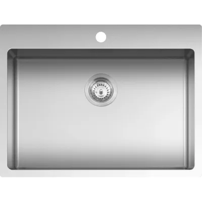 PRONTA CONSEGNA - Barazza Lavello una vasca B_Smart 1LBS71 finitura acciaio inox satinato da 67x50,5 cm - IN PROMOZIONE FINO AL 5/09