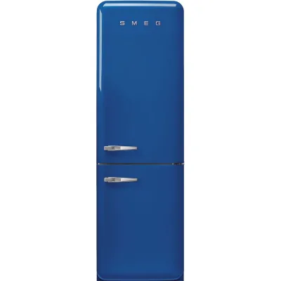 Smeg Frigorifero combinato con cerniere a destra a libera installazione FAB32RBE6 finitura blu da 60 cm