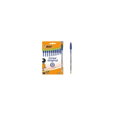 BIC CF10 CRISTAL MED BLU 1MM 516352