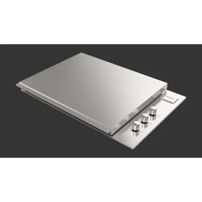 Fulgor Coperchio basso standard con piedini FOBQ LL 800 X finitura acciaio inox