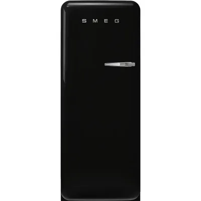 Smeg Frigorifero monoporta con cerniere a sinistra a libera installazione FAB28LBL6 finitura nero da 60 cm
