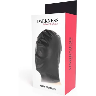 Maschera Fetish Nera Integrale BDSM Cappuccio Balaclava Bondage Unisex Adulto