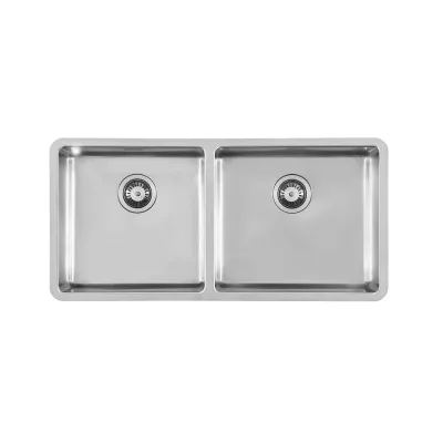 Foster Lavello due vasche 2207 850 finitura acciaio inox da 93x45 cm - IN PROMOZIONE FINO AL 30/06