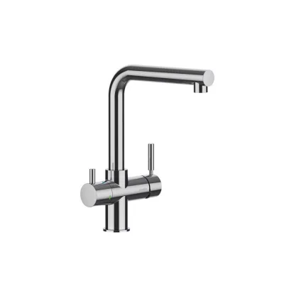 ProAcqua Miscelatore doppio comando a 5 vie OMIN 1801084 finitura cromo - con set depuratore