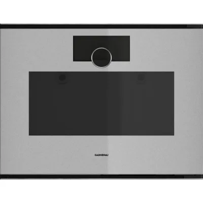 Gaggenau Forno a vapore con cerniera a destra da incasso GS220130 finitura Gaggenau Sterling da 60 cm - RICHIEDERE PREVENTIVO