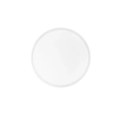 Plafoniera bianca in acrilico e policarbonato, 1 LED 18W, CCT, 30x30cm