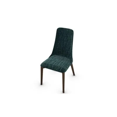PRONTA CONSEGNA - Calligaris OUTLET Sedia Etoile CS1423-MTO con struttura in frassino P12 smoke e seduta in tessuto S2M Bergen ottanio