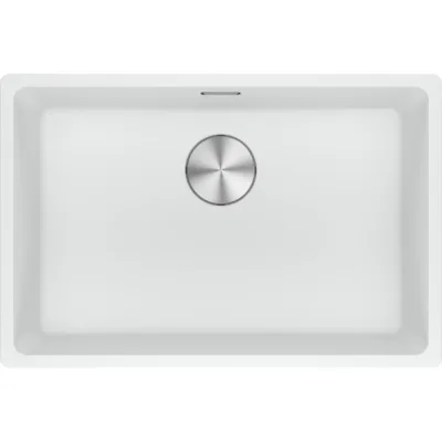 Franke: Lavello una vasca Vasche Sottotop Maris MRG 110-62 125.0686.727 finitura fragranite bianco da 65.3x43.3 cm
