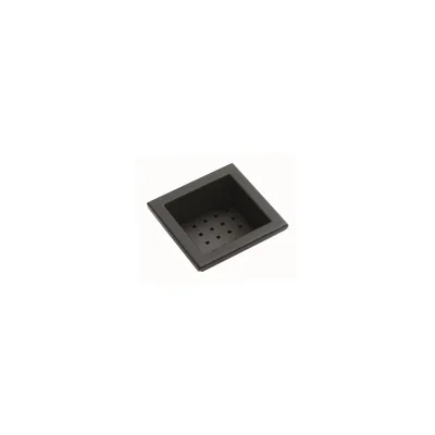 Barazza Vaschetta cieca con fondo 1CVFPN in acciaio inox nero opaco da 14 cm