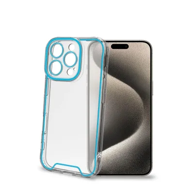 CELLY GLOW COVER IPHONE 16 PRO LBLUE FLUO GLOW1079LBF