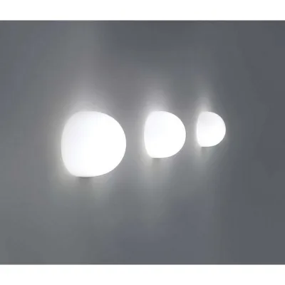 Flos Lampada da parete a luce diffusa Glo-Ball Wall finitura bianco