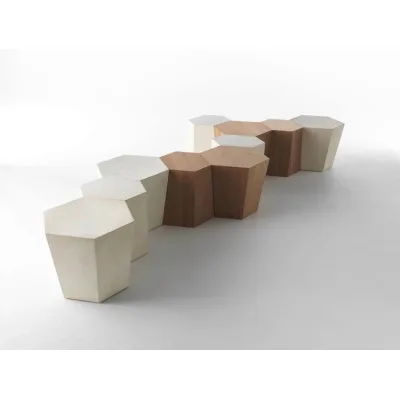 Horm Sgabello/Tavolino Hexagon art. IX22 con struttura a scelta