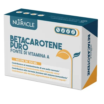 Nutracle betacarotene puro 160 compresse da 100 mg
