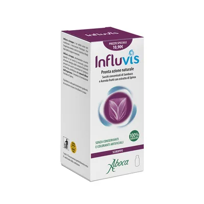 Aboca Influvis Sciroppo Integratore Naturale Difese Immunitarie 100 ml