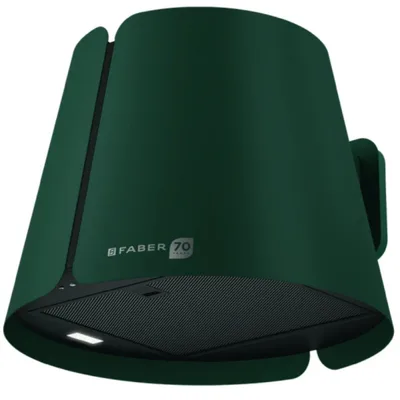 Faber Cappa a parete BEAT WALL F42 DF/BK MATT 335.0740.239 finitura verde/nero opaco da 47.8 cm