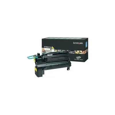 Toner ORIGINALE LEXMARK X792 X790 X792X1YG GIALLO 20K