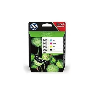 MULTIPACK 4pz CARTUCCIA ORIGINALE HP 3HZ51AE 903XL NERO+COLORE OfficeJet Pro 6860*