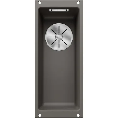 Blanco Lavello una vasca SUBLINE 160-U 1526799 finitura grigio vulcano da 19x46 cm - Sottotop