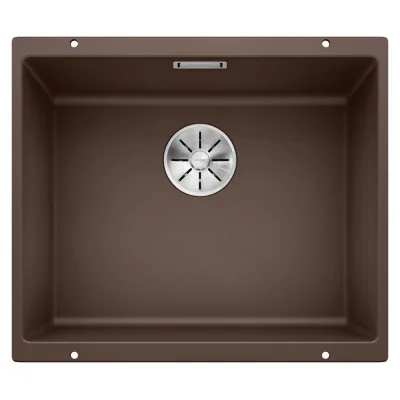 Blanco | Lavello una vasca SUBLINE 500-U 1518572 finitura caffè da 53x46 cm - Sottotop