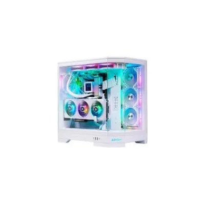 CASE ABYSM Danube SavaH600 WHITE Tower AB130212 E-ATX, ATX, ITX, Micro ATX Vetro temperato laterale e frontale