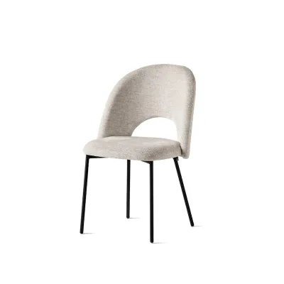 Connubia Sedia Tuka Mid Hole CB2306 con struttura in metallo e seduta a scelta