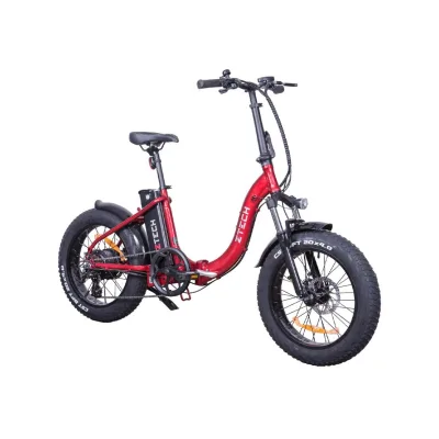 Bici Elettrica Pieghevole ZTech ZT-89W Fatbike Disco Idraulico