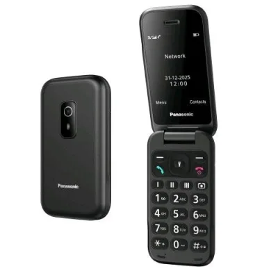 PANASONIC TF600 4G 2.8" DESIGN A CONCHIGLIA FOTOCAMERA CALCOLATRICE TORCIA MP3 E REGISTRATORE BLUETOOTH 3.0 4G NERO