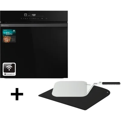 PRONTA CONSEGNA - Hisense: Forno pirolitico multifunzione Hi6 HO66F8PIZZACHEF finitura nero da 60 cm
